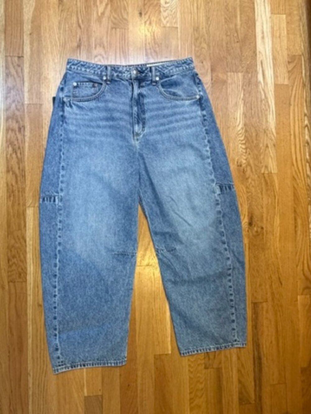 Rag & Bone The Charlie High Rise Barrel Jean, Size 30 Arlo Wash NWT - Picture 11 of 15